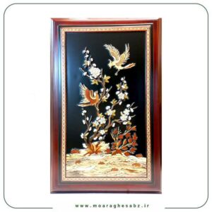 تابلو معرق گل و مرغ